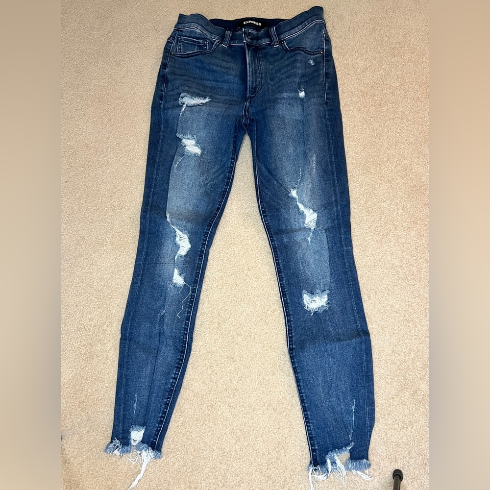 Express size 8r ankle skinny jean